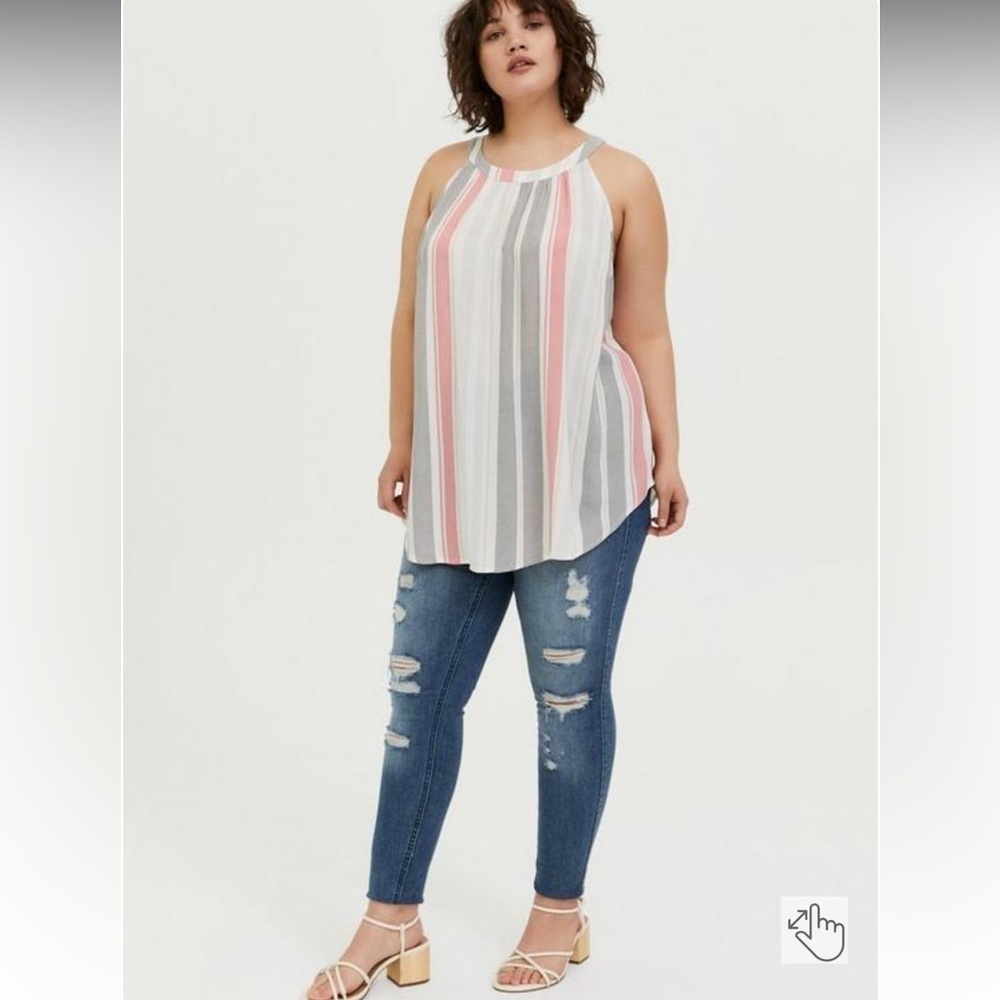 NWT torrid Rayon Crepe High Neck Tank size 2X